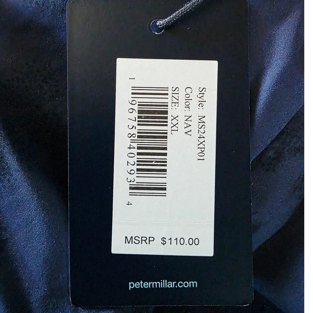 Peter Millar Crown‎ Crafted XXL Navy Floral Swim Trunks Mens NWT $110